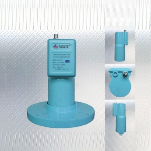 PAUXIS PX-800 C-BAND DUAL POLARITY SINGLE OUTPUT LNBF