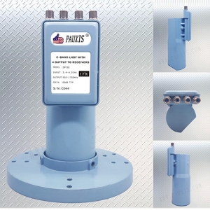 PAUXIS DP13-Q C-BAND DUAL POLARITY SINGLE OUTPUT LNBF